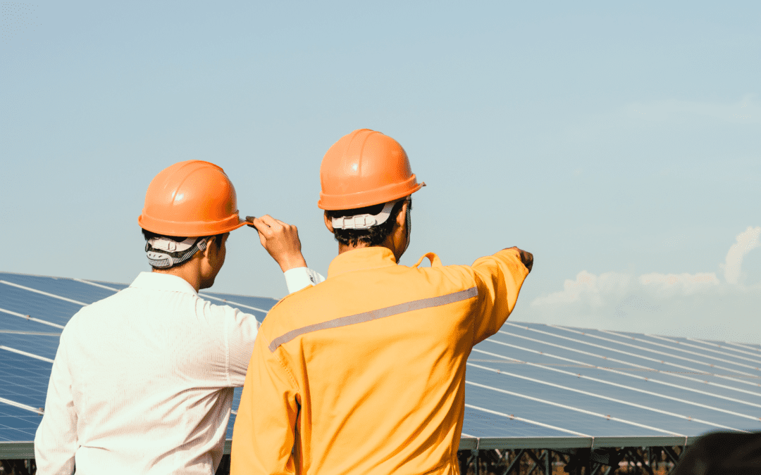 orange county solar installer showing man how solar energy works