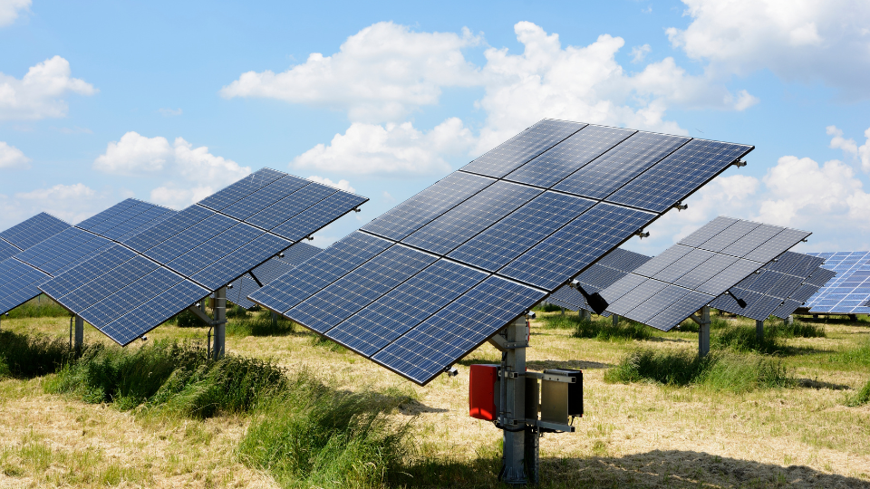 solar energy panels in orange county absorbing sunlight