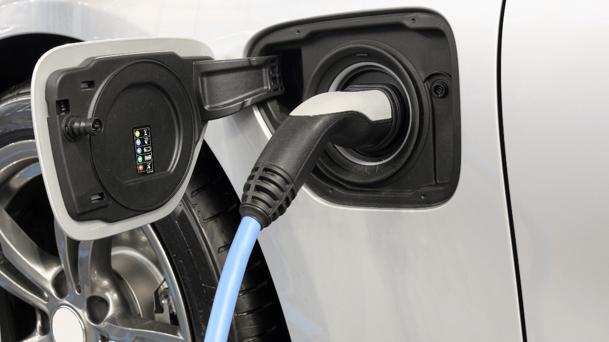 closeup of profitable ev charging station in anaheim